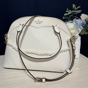 Kate Spade white Dome Bag